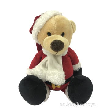 Perro de peluche feliz navidad